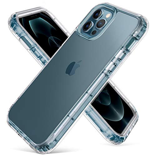 Hekodonk Compatible iPhone 12 Pro Max 6_7 2020 CaseLiquid Clear Design Soft TPU Bumper Protective Silicone Shockproof Flexible Anti-Scratch Cover for Apple iPhone 12 Pro Max 6_7 Crystal