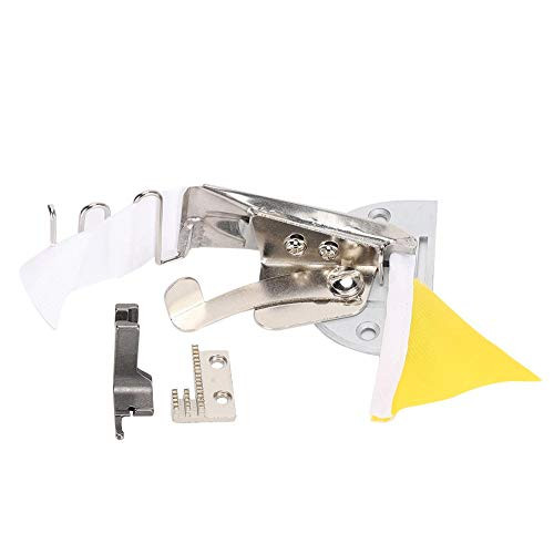 Zerodis Sewing Machines Accessories Double Folder Lockstitch Overlock Binding of Curve Edge Folder Bias Binder Foot Sewing Machine Double Fold Angle Binder Set Sewing Machine Binder 34mm