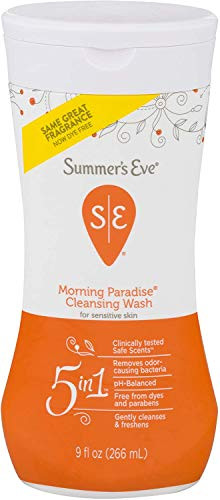 Summers Eve Feminine Wash for Sensitive Skin - Morning Paradise - 9 oz - 2 pk