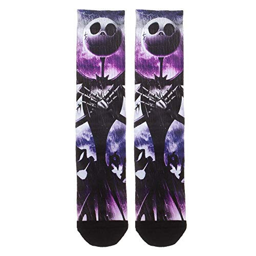 Nightmare Before Christmas Sublimated Crew Socks Mens 10-13