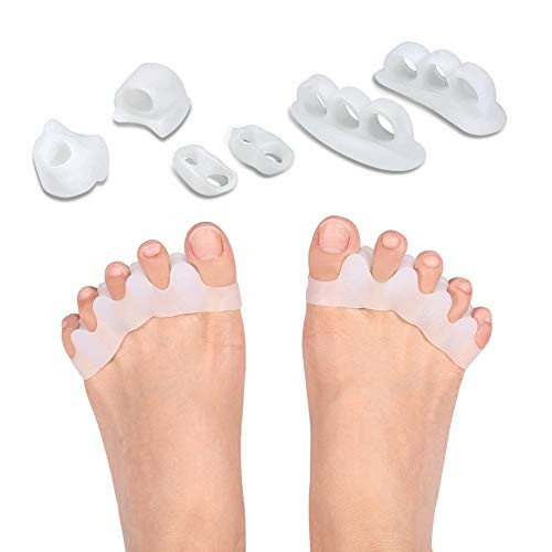 Corrector Gel Toe Stretcher 2 Pairs Hammer Toe Straightener Spacers and Bunion Corrector Toes Separator for Bunion Pain Relief Hallux Valgus Crooked Toes and Overlap Corrector Gel Toe Stretcher 2 Pairs Hammer Toe Straightener Spacers and Bunion Corrector Toes Separator for Bunion Pain Relief Hallux Valgus Crooked Toes and Overlap