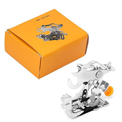 55075 Household Ruffler Presser Foot Sewing Machine Presser Foot Sewing Machine Low Shank Presser Foot with Lock Cylinder for Sewing Machine AccessoriesYellow