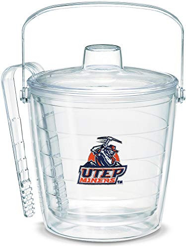 Tervis UTEP Miners Logo Ice Bucket with Emblem and Clear Lid 87oz Ice Bucket Clear