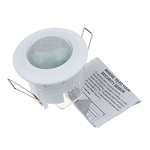 Hanperal 110v-220v 360° Infrared Recessed PIR Ceiling Motion Sensor Detector Light Switch Motion Light Sensor