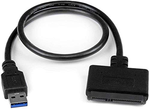 StarTech USB3S2SAT3CB SATA to USB Cable USB 3_0 to 2_5 SATA III Hard Drive Adapter External Converter for SSDHDD Data Transfer