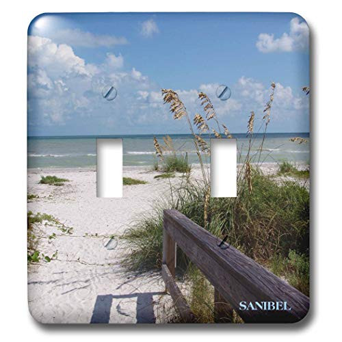 3dRose lsp-30727-2 Sanibel Beach Awaits Toggle Switch Multicolor