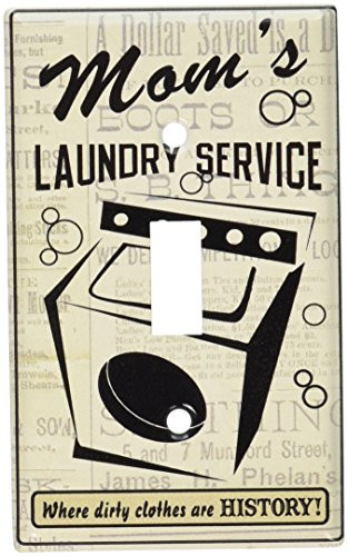 Art Plates - Mom's Laundry Service Switch Plate - Single Toggle