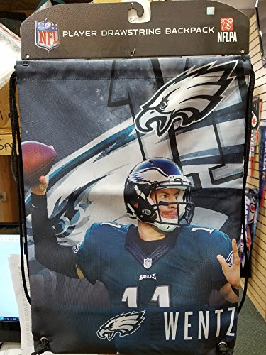 NFL Philadelphia Eagles Printed Drawstring Backpack Team Color OS