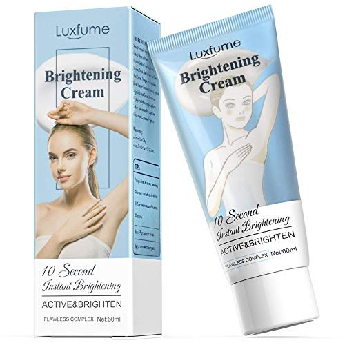 Underarm Lightening Cream Dark Spot Corrector Cream Skin Brightening Cream Moisturizer for Armpits Bikini Lines Intimate Parts Neck Knees Elbows Between Legs