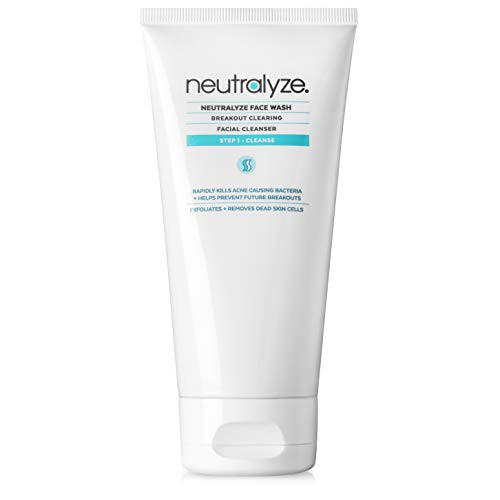 Neutralyze Acne Face Wash - Maximum Strength Face Wash For Acne Prone Skin with 2 Salicylic Acid  1 Mandelic Acid  Nitrogen Boost Skincare Technology 5_0 oz