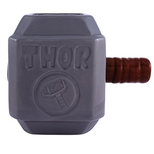 Silver Buffalo ME9995 Marvel Thor Hammer 3D Ceramic Mug 20-Ounces