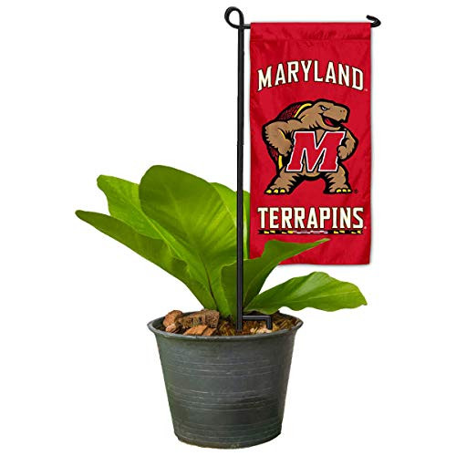 College Flags and Banners Co_ Maryland Terrapins Mini Garden and Flower Pot Flag Topper College Flags and Banners Co_ Maryland Terrapins Mini Garden and Flower Pot Flag Topper