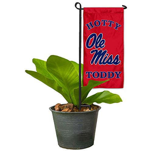 College Flags and Banners Co_ Ole Miss Mini Garden and Flower Pot Flag Topper College Flags and Banners Co_ Ole Miss Mini Garden and Flower Pot Flag Topper