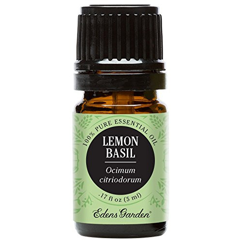 Edens Garden Lemon Basil Essential Oil 100 Pure Therapeutic Grade Cold Flu and Inflammation 5 ml Edens Garden Lemon Basil Essential Oil 100 Pure Therapeutic Grade Cold Flu and Inflammation 5 ml