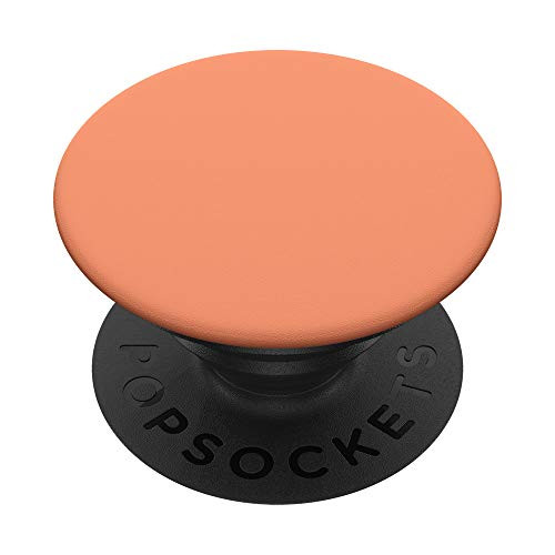 Light Salmon Cute Simple Minimalist Cool Solid Color PopSockets Grip and Stand for Phones and Tablets