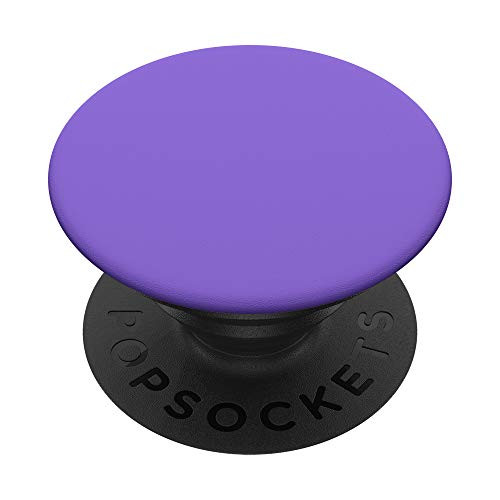 Medium Purple Cute Simple Minimalist Cool Solid Color Gift PopSockets Grip and Stand for Phones and Tablets