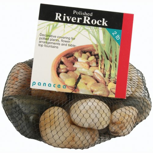 Panacea 70005 River Rock, Mix Color, 2 Pounds