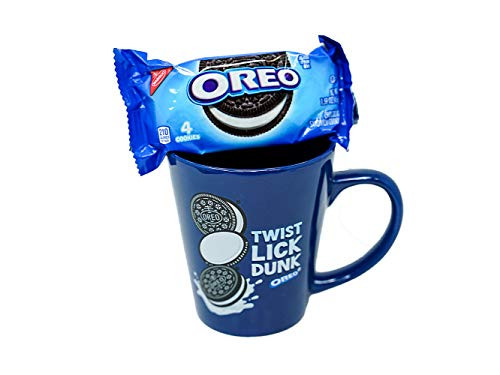 Oreo Coffee Mug and Cookie Gift Set Fun Dunking Cup for Kids Adults