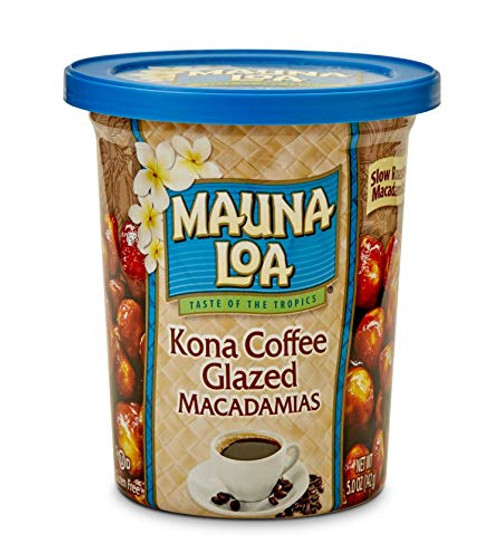 Mauna Loa Premium Hawaiian Roasted Macadamia Nuts Kona Coffee Glazed 5 Oz Cup Pack of 1 Mauna Loa Premium Hawaiian Roasted Macadamia Nuts Kona Coffee Glazed 5 Oz Cup Pack of 1
