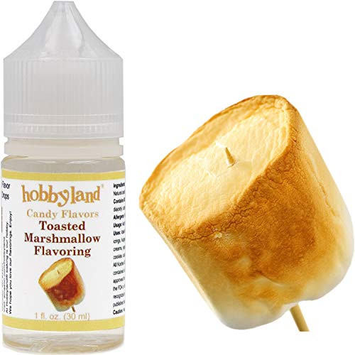 Hobbyland Candy Flavors Toasted Marshmallow Flavoring 1 Fl Oz Toasted Marshmallow Concentrated Flavor Drops