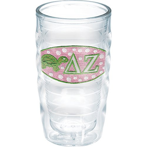 Tervis Greek Delta Zeta Sorority Wavy Tumbler 10 oz Clear -