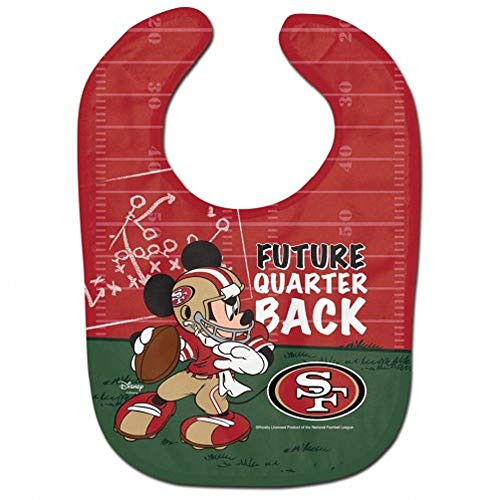 WinCraft NFL San Francisco 49ers All Pro Style Baby Bib Team Colors One Size