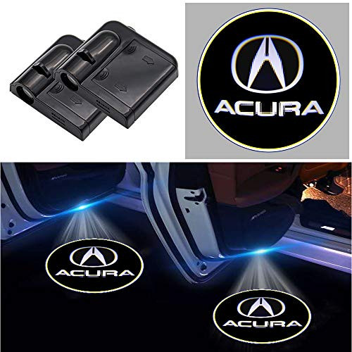 2Pcs For Acura Wireless Car Door Logo 