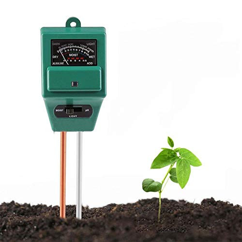 LEBERY Soil Moisture Meter Soil pH Meter Soil Test Kit Plant Moisture Meter Plant Water Meter Hygrometer Moisture Sensor for Indoor  and  Outdoor Garden Farm Lawn Potted Plants Succulent