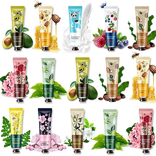 Hand CreamHand Lotion15 Packs Travel Size Hand Cream Gifts Set For Dry Cracked Aging Working Hands Gifts for Women Mom Girls Wife Grandma Hand CreamHand Lotion15 Packs Travel Size Hand Cream Gifts Set For Dry Cracked Aging Working Hands Gifts for Women Mom Girls Wife Grandma