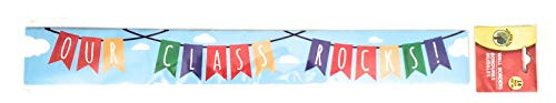 Back to School Teaching Tree Bulletin Board Creative Strips School Office Resources Scholastic Teacher Bulletin Trim Wall Border Decal Classroom Decoration ~ Our Class Rocks