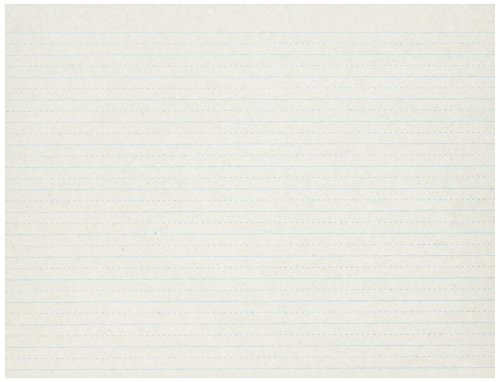 School Smart Alternate Ruled Paper for Grade 3, 11 in x 8 1/2 in - Ream of 500 - White Newsprint