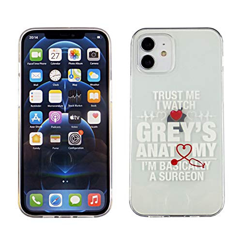 iPhone 12 Mini 5_4 Inch TPU Case CASEVEREST 3D Print Design Slim Fit Cover iPhone 12 Mini Greys Anatomy Funny Humor Quotes