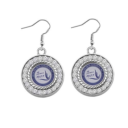 UJIMS Zeta Phi Beta Sorority Gift Since 1920 Bracelet Paraphernalia Gift for Women Girl Greek Sorority Jewelry Finer Women Gift for BFF Sisterhood Since 1920 Earrings