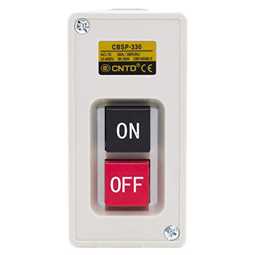 3 Phase 30A 3_7KW Maintained Self Lock OnOff Power Pushbutton Switch