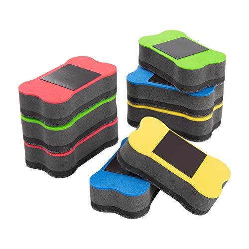 Whiteboard Eraser Dry Erase Erasers Chalkboard Erasers Magnetic Dry Erase Erasers for Kids Dry Board Erasers Office for Home Classroom School 8 Pack