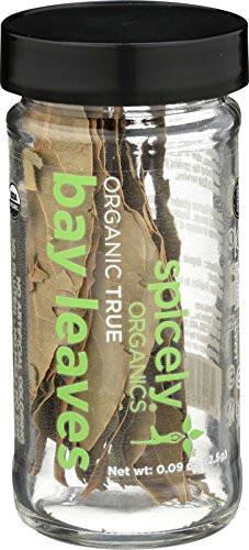 Spicely Organic Bay Leaves Turkish Whole 0_09 Ounce Jar Certified Gluten Free