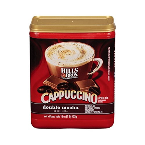 Hills Brothers Double Mocha Cappuccino Drink Mix (2 Pack) 16 oz
