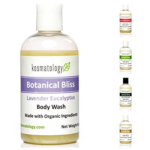 Kosmatology Botanical Bliss Lavender-Eucalyptus Organic Body Wash 8 fl oz