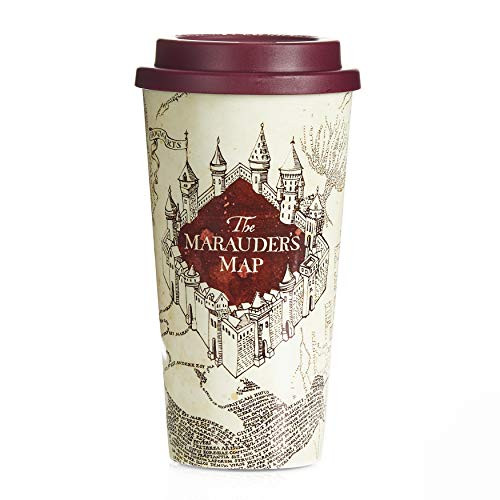 Paladone AMZ7492HP Marauders Map Travel Mug-Officially Licensed Harry Potter Merchandise Plastic