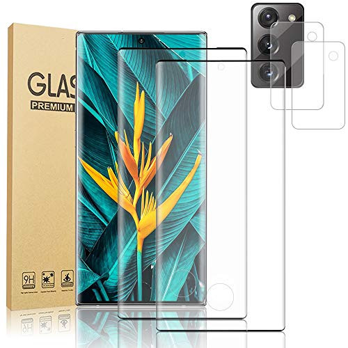 4 Pack Galaxy Note 20 5G Screen Protector 9H Tempered Glass with Camera Lens Protector Fingerprint Unlock Support 3D Curved Full Coverage HD Screen Glass Film for Samsung Galaxy Note 20 6_7 Inch 4 Pack Galaxy Note 20 5G Screen Protector 9H Tempered Glass with Camera Lens Protector Fingerprint Unlock Support 3D Curved Full Coverage HD Screen Glass Film for Samsung Galaxy Note 20 6_7 Inch