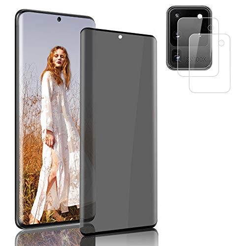 12 Lens Protector Galaxy S20 Ultra Privacy Screen Protector 3D Edge Coverage Anti Spy 9H Hardness Tempered Glass Screen Protector for Samsung Galaxy S20 Ultra 5G 6_9 12 Lens Protector Galaxy S20 Ultra Privacy Screen Protector 3D Edge Coverage Anti Spy 9H Hardness Tempered Glass Screen Protector for Samsung Galaxy S20 Ultra 5G 6_9