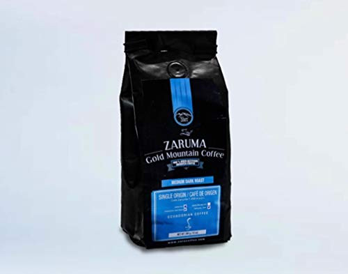 Zaruma Gold Mountain Coffee  Ecuadorian 100 Arabica Coffee_ MediumDark Roast Whole Coffee Bean Single Origin 12 oz_ bag