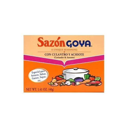 Sazon Goya Con Culantro Y Achiote 1_41 Oz Pack of 6