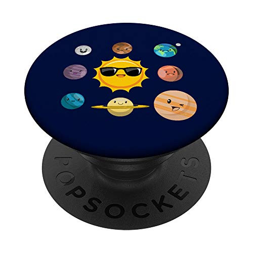 Kids Solar System Gift Boy Astronomy Fan Planets Earth PopSockets Grip and Stand for Phones and Tablets Kids Solar System Gift Boy Astronomy Fan Planets Earth PopSockets Grip and Stand for Phones and Tablets
