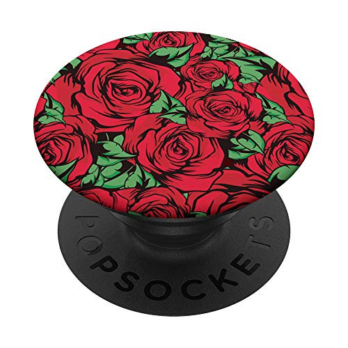 Flowers Floral Nature Pattern Plants Summer Garden Gift PopSockets PopGrip Swappable Grip for Phones  and  Tablets