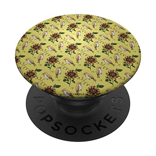 Flowers Plants Floral Summer Garden Nature Pattern Gift PopSockets PopGrip Swappable Grip for Phones  and  Tablets