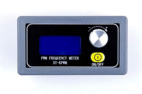KNACRO Signal Generator 1-Channel 1Hz-150KHz PWM Pulse Frequency Duty Cycle Adjustable Module LCD Display with Switch