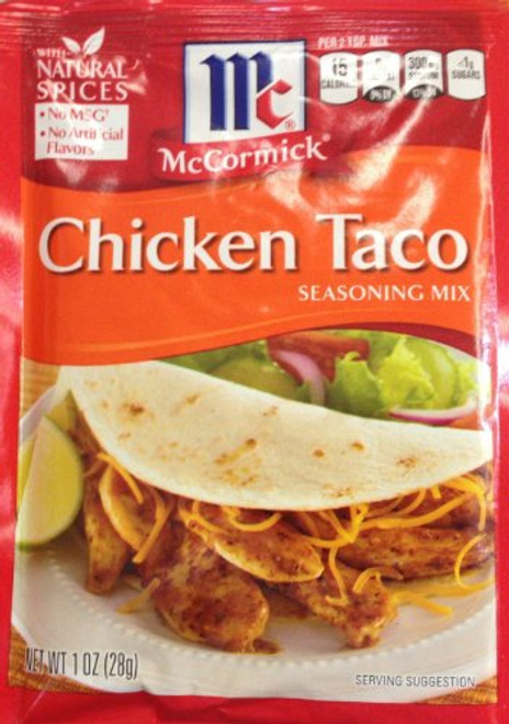 McCormick Chicken Taco Seasoning Mix Pack of 4 1 oz Packets McCormick Chicken Taco Seasoning Mix Pack of 4 1 oz Packets