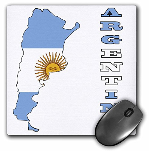 3dRose LLC 8 x 8 x 0_25 Inches Mouse Pad Argentina Flag in The Map and Letters of Argentina mp-51739-1 3dRose LLC 8 x 8 x 0_25 Inches Mouse Pad Argentina Flag in The Map and Letters of Argentina mp-51739-1