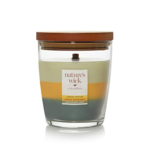 Natures Wick Lemon Vetiver Trio Candle 18 oz